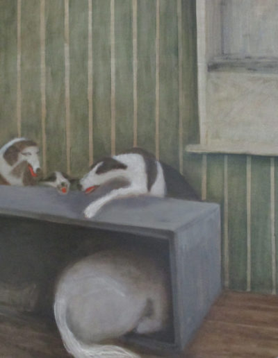 "Hide and Seek", 2013 | 32" x 40" Oil on Canvas