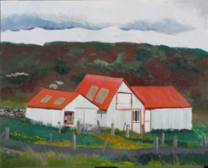 Icelandic Sheep Barn #6, 2008 | 36" x 24" Oil on Canvas