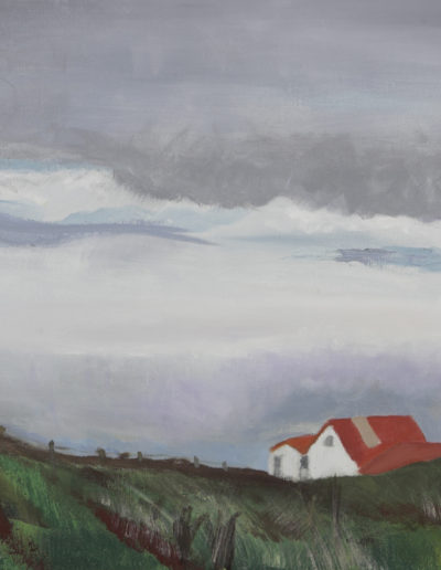 Icelandic Sheep Barn, 2004 | 16" x 20" Oil on Canvas
