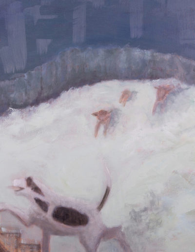 "Knock on the Door", 2013 | 24” x 48” Oil on Linen