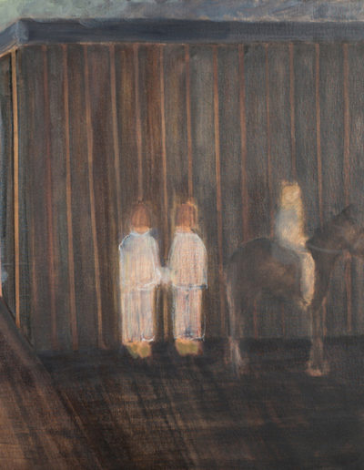 "Time Out", 2013| 24” x 48” Oil on Linen