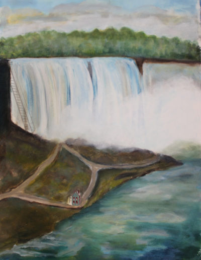 Valley Living, 2014 | 30" x 24" Gouache, graphite, oil stick